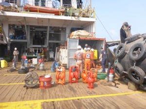 Five Oceans Salvage - Salvage equipment onboard